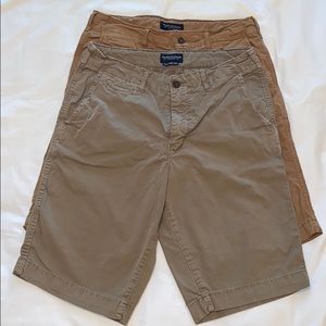 2 American Eagle Next FlexLonger Length Shorts